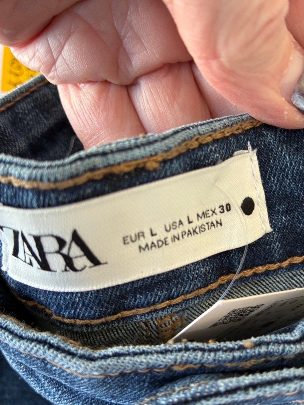 Zara - High Waisted Denim Skirt - L - Picture 12 of 12